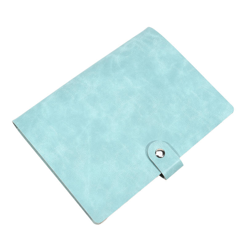 Minimalist Leather Photo Album Large Capacity Refillable Binder with Insert Pages