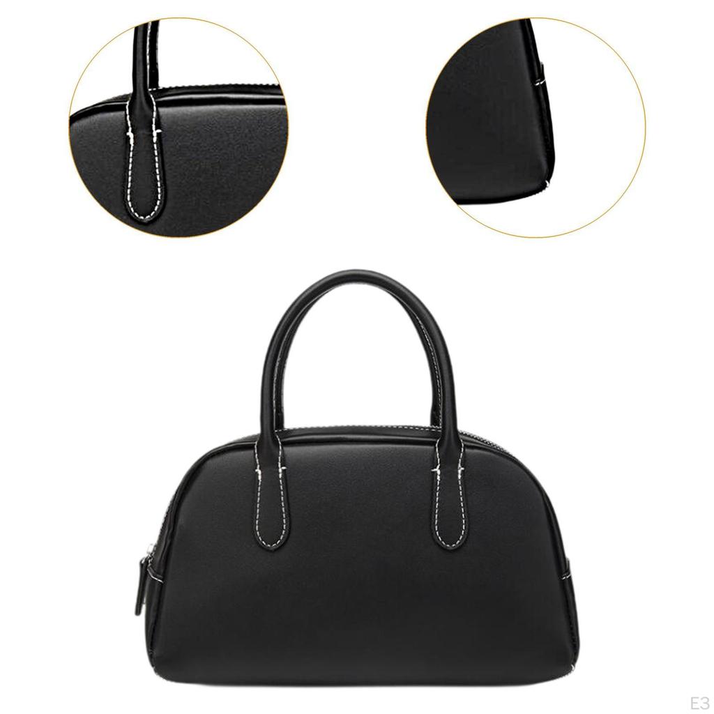 Large Capacity PU Leather Tote Bag for Women with Underarm Design