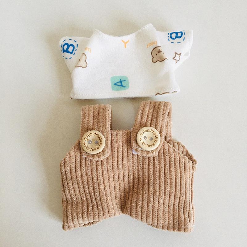 בגדי בובת קטיפה ויניל חמודה 17 ס"מ קופסה עיוורת - תליון LaBuBu שמלת אביזרים