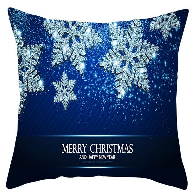 Christmas Snow Scene Series Pillowcases Home Sofa Pillowcase Car Cushion Covers Home Use