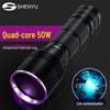 SHENYU High-Power 365nm UV Black Mirror Detection Flashlight