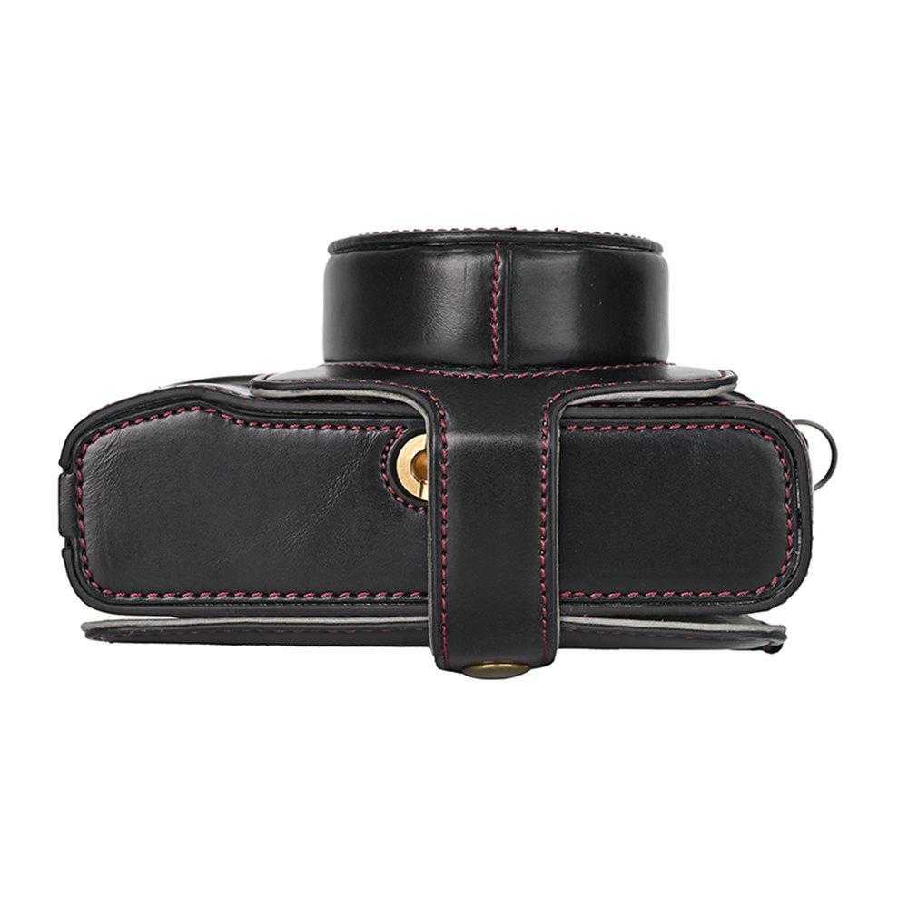 Custodia Lussuosa in Pelle PU X100VI per Fujifilm X100VI Copertura Integrale con Tracolla Mini Custodia