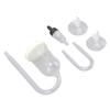 Aquarium Bubble Diffuser Prevent Clogging Transparent Glass Fish Tank Air Refiner for Dissolved