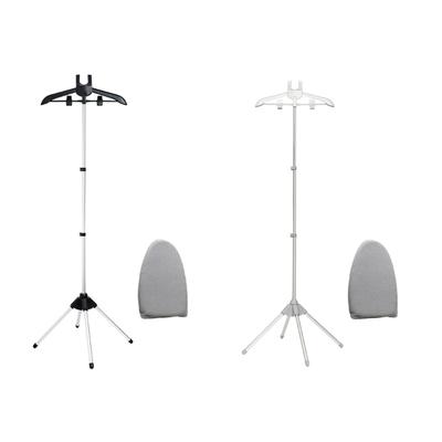 Floor Stand Clothes Steamer Holder With Handheld Ironing Pad Optional Foldable Home Hanger