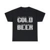 Retro Cold Beer Graphic Tee Shirt, S-5XL