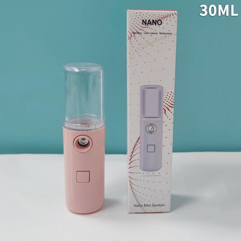 Mini Tragbarer USB Wiederaufladbarer Handlicher Gesichts Luftbefeuchter Gesichtssprüher Hautpflegemaschine Vernebler Hydratisierend Tägliche Schönheit Make-up