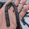 Volcanic Stone Bead Jewelry: Round, Square, Abacus, Rectangular Beads for DIY Bracelets & Necklaces.