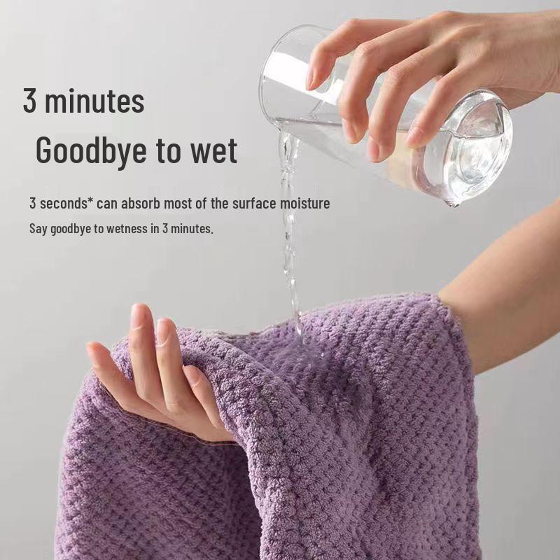 Damska Gruba Chłonna Czapka do Suszenia Włosów na Jesień/Zimę do Kąpieli i Prysznica