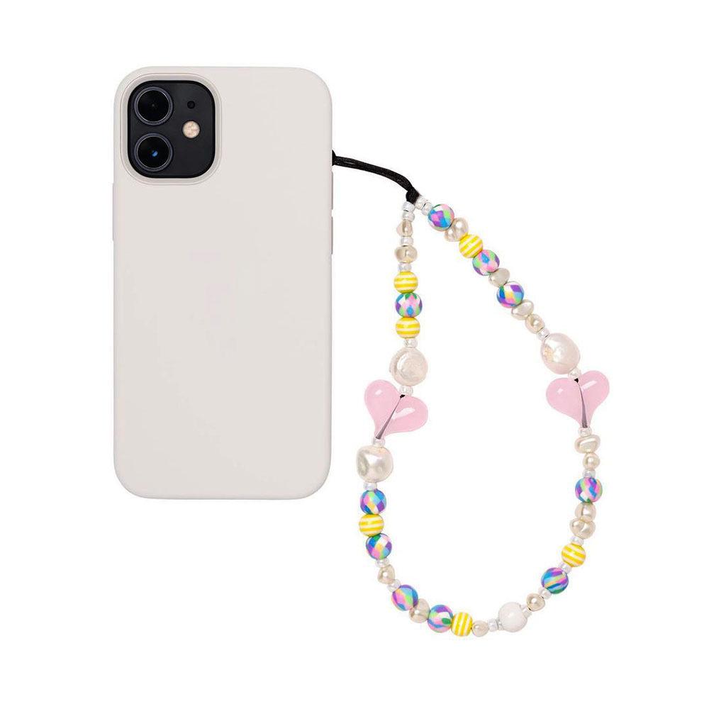 KKBEAD Portable Pendant with High-End Soft Clay Printed Beads for Mobile Phones - Star Style
