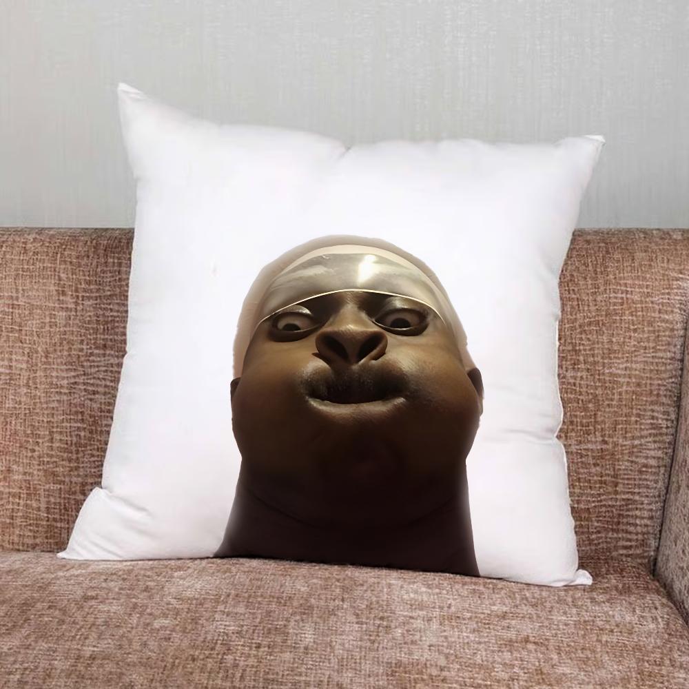 Funny Ugly Man Pillow Case For Home Bedroom Car Office Decoration Living Room Sofa Cushion Cover Suitable