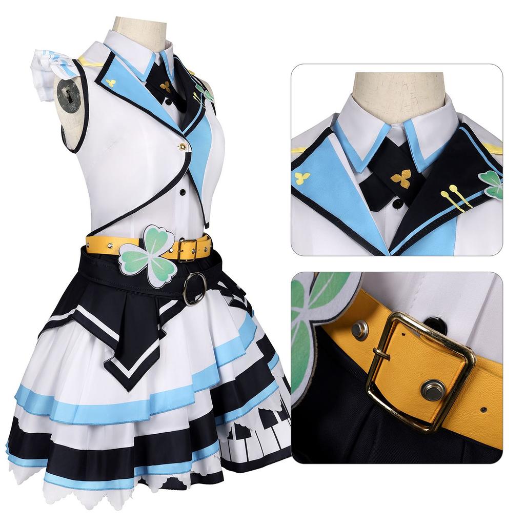 Kiritani Haruka Hanasato Minori Hinomori Shizuku Momoi Airi Cosplay Dress Costume Wig PJSK MMP Halloween Party Outfits for Women