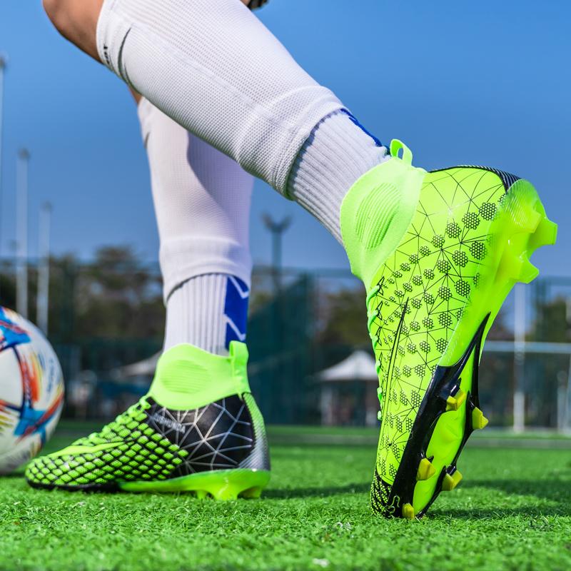 New Football Shoes Society Grass Training Professional Football Boots Long Spikes Original Sneaker Casual Cleats Soccer Shoes