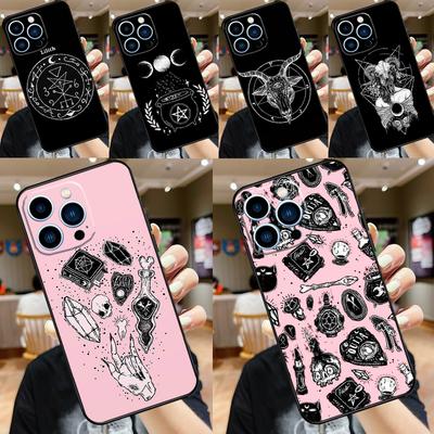 Witchcraft Occult Pentagram Phone Case For iPhone 17 Pro Max 14 11 15 16 Pro Max 12 13 Mini 16 Plus 16e 17 Air Funda