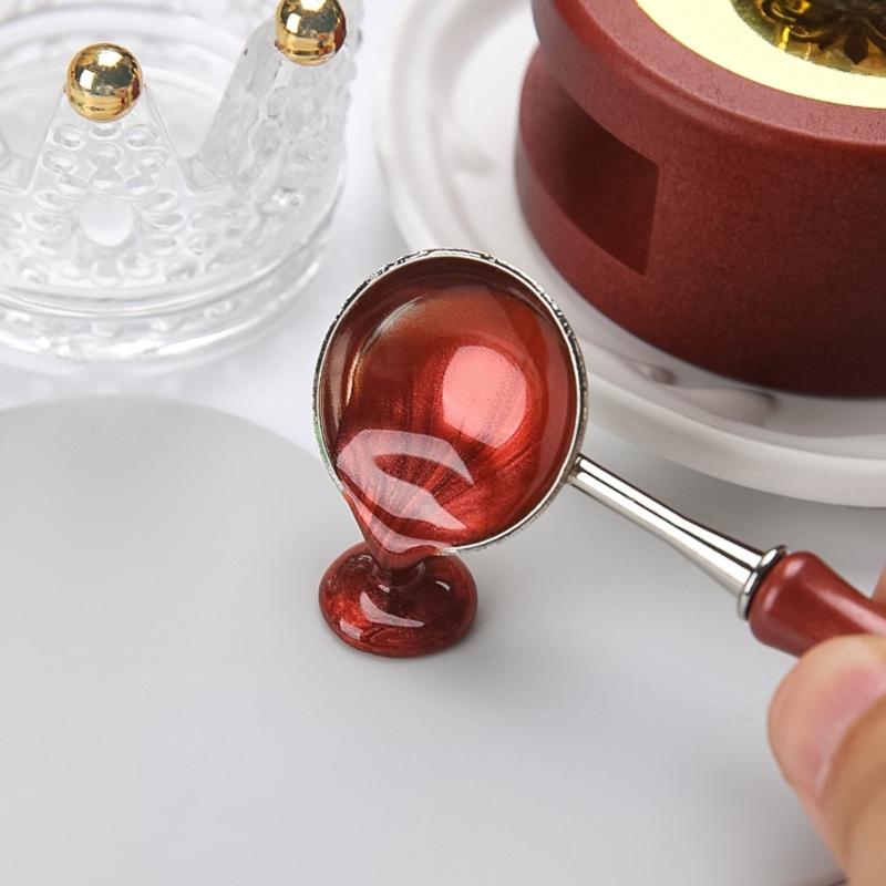 10 Pcs Wax Seal Spoon Wax Sealing Stamp Melting Spoon Craft Supplies for Sealing Wax Stamp Envelope Party Invitations