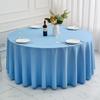 Round Polyester Tablecloth Wedding Table Cover Indoor Outdoor Table Cloths Washable Circle Table Cloth Decoration For Home, Dining, Kitchen, Garden