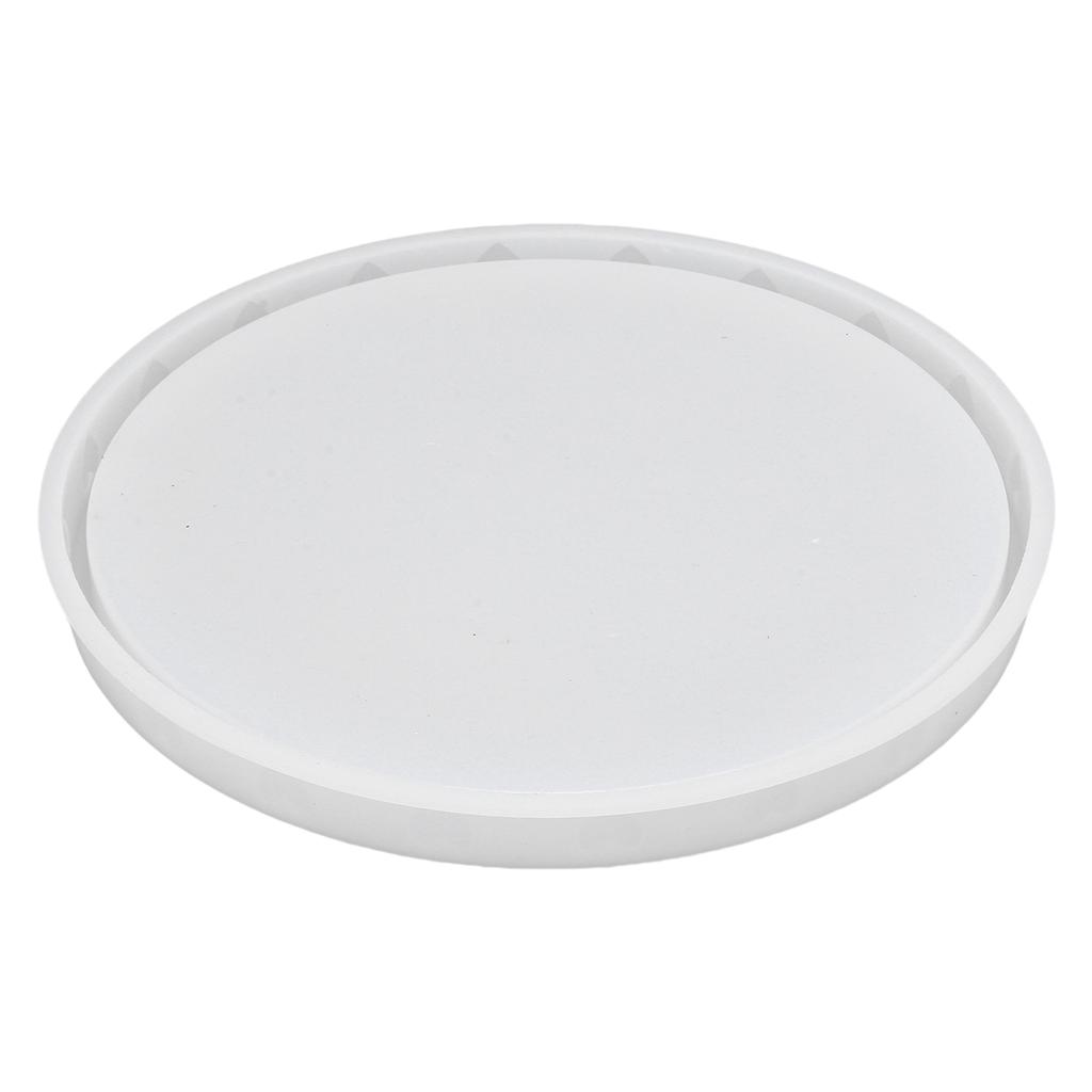 Round Silicone Tray Mold Multifunctional Gypsum Resin Mold Jewelry Holder Mold DIY Art Craft Accessories Home Decor