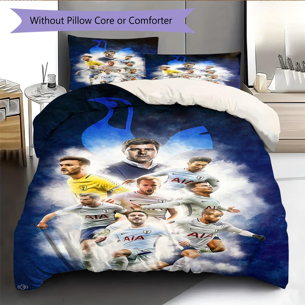Spurs Bedding Quilt Set Quilt Cover Pillowcase Home Decoration Birthday Gift (1 * Duvet Cover + 2 * Pillowcase, Without Core)