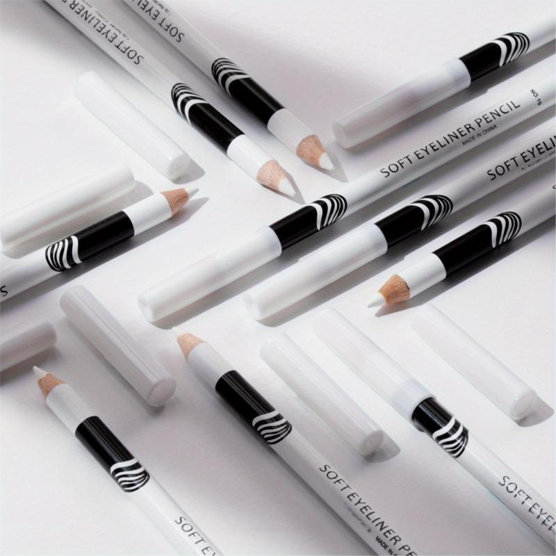Three-pack Eyeliner, White, Long-lasting Waterproof and Sweat-proof, Easy To Use, White Eyeliner Glue Pen