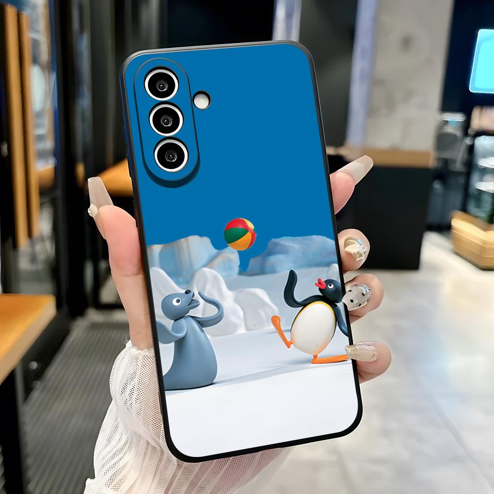

P-Pingu Penguin Phone Case For Samsung S26 S25 Plus S20 S20 Plus S22 Ultra S23 FE S21 Plus S21 Ultra Soft Cover Samsung S22