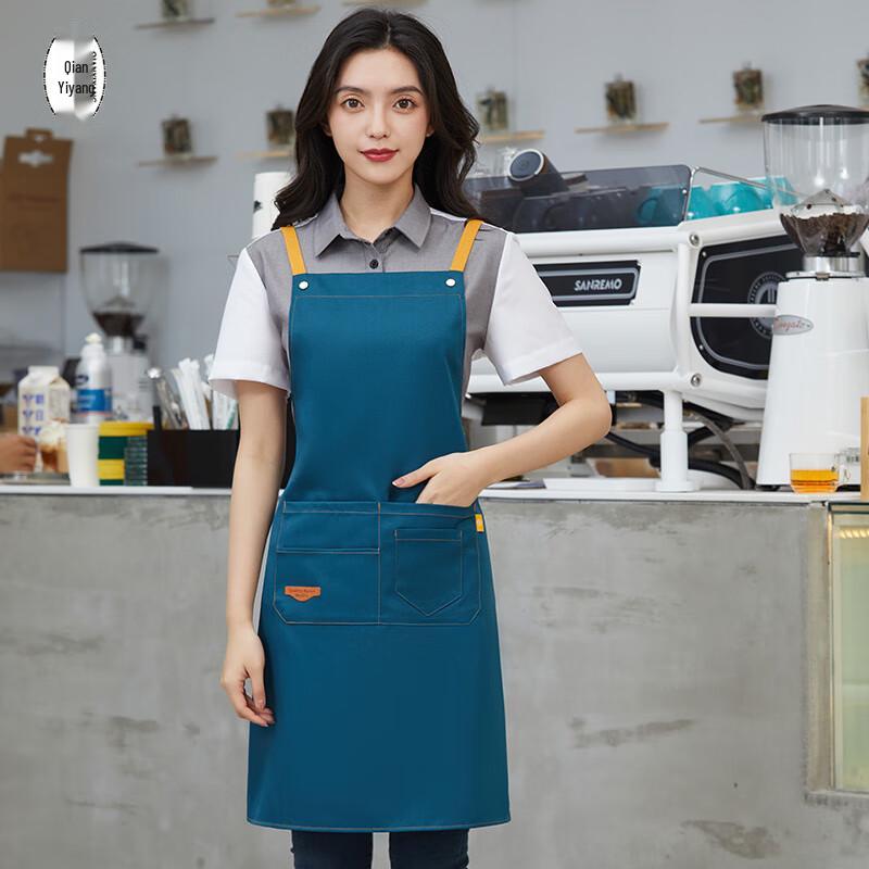Qianyiyang Unisex Stain-Proof Kitchen Apron One Size