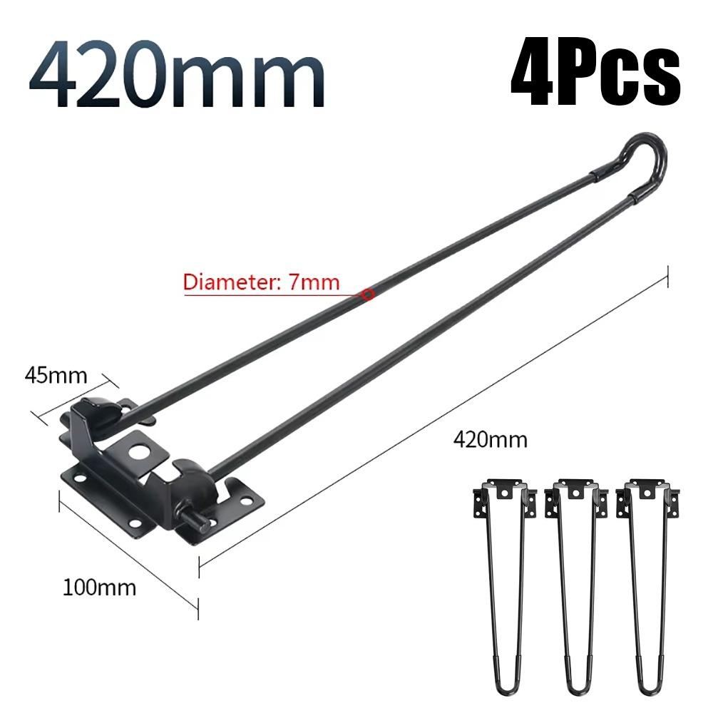 1/4Pcs 200/320/420/500mm Foldable Table Legs Table Replacement Legs Home Bench Dining Desk End