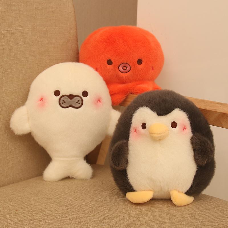 New aquarium merchandise doll grab machine doll plush toy soft marine animal doll ornament
