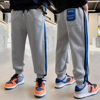 Children's Clothing Boys Spring Trousers Spring and Autumn Models New Middle and Large Boys Boys Sports Sweatpants Spring Trousers Summer Thin