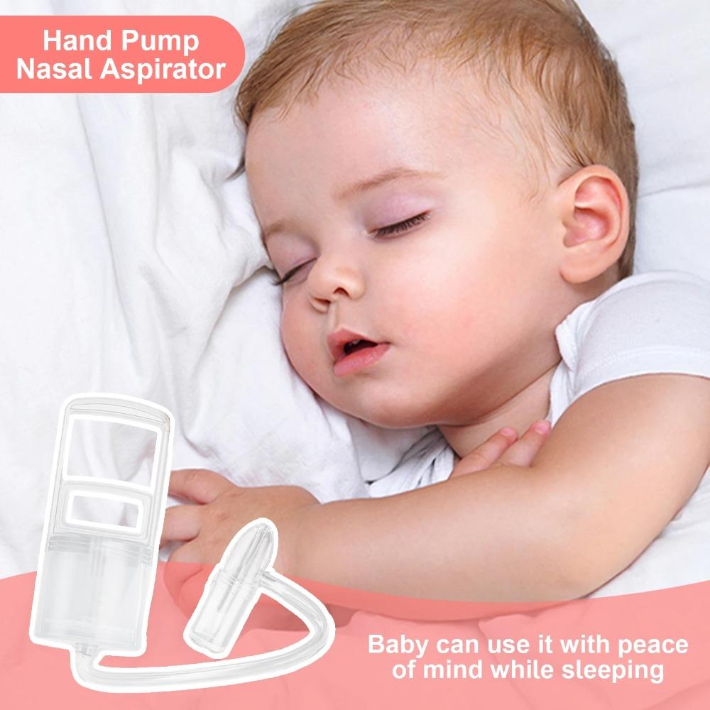 Non-invasive Baby Nasal Aspirator Manual Nose Suctioners Reusable Nose Sucker  for Baby
