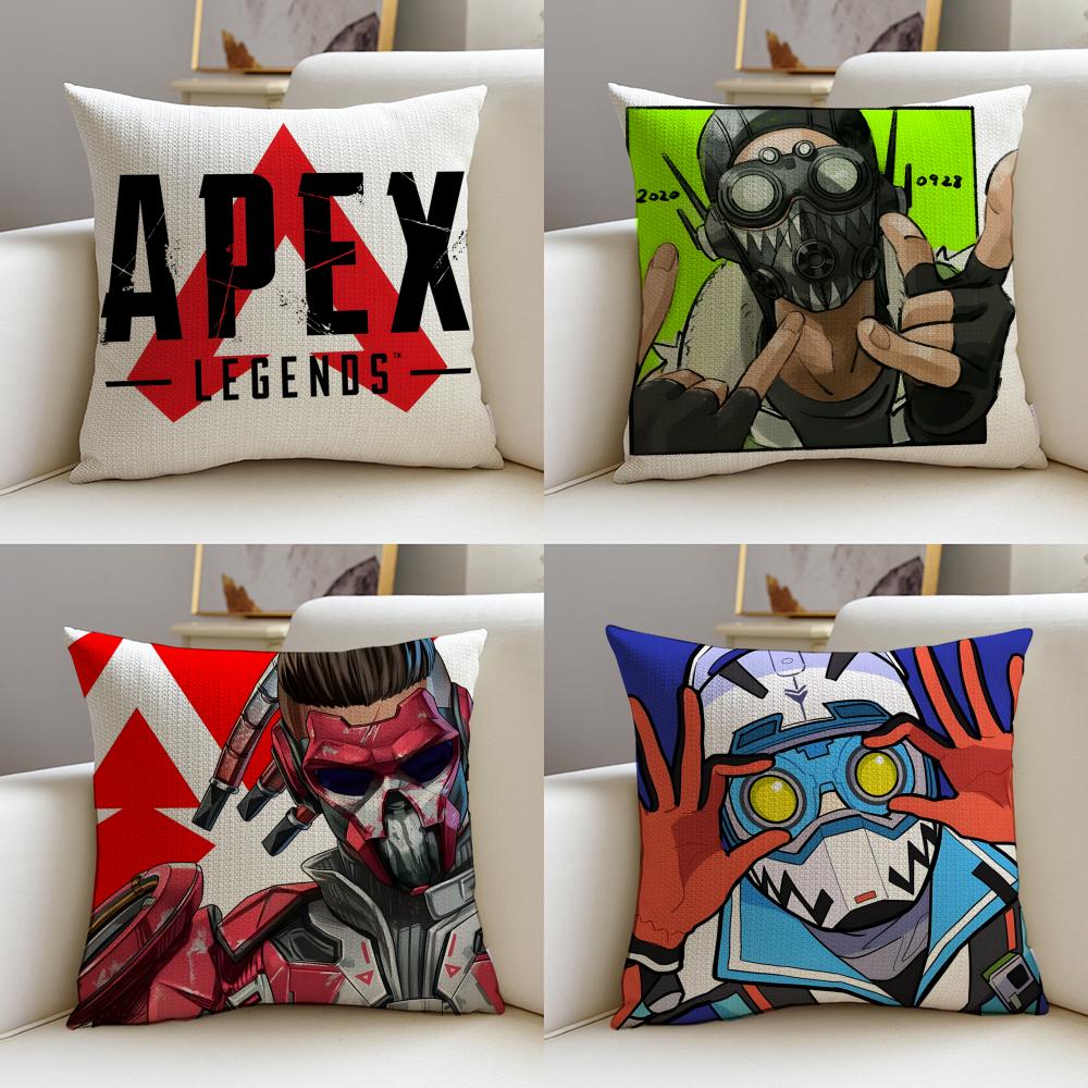 Competitive AApex LegendsS Cushion Cover Breathable and skinfriendly linen pillowcase square removable and washable cushion