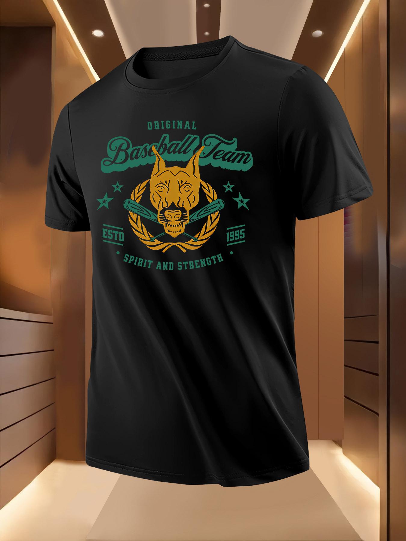 Vintage Tshirt Vintage Baseball Team Logo Tshirt - Breath... L