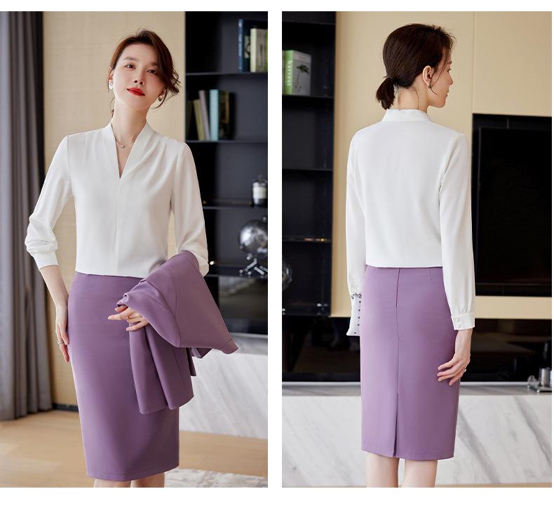 Luxury Women's Professional Suit Set for Beauty Salons, Jewelry Stores, and Medical Receptionists