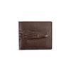 Cryptotext Proxy Men's Wallet Short Horizontal Vertical Oil Wax Pressed Crocodile Head Wallet Retro