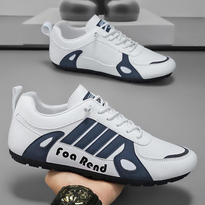 Fashion Men Shoes Flat Loafers Fashion Casual Sneaker Non Slip Comfort Run Shoe Soft Sole Breathable Leather Men Shoes Zapatillas Hombre