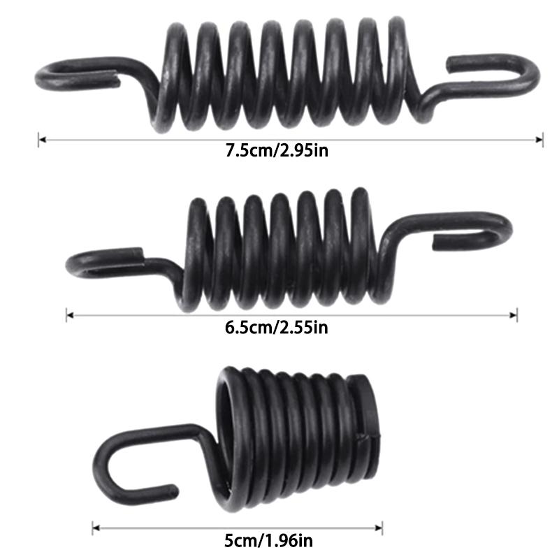 

Professional AV Spring Set for MCCULLOCH 420 435 438 Chainsaw Vibration Resistant Replacement Parts Kit чорний