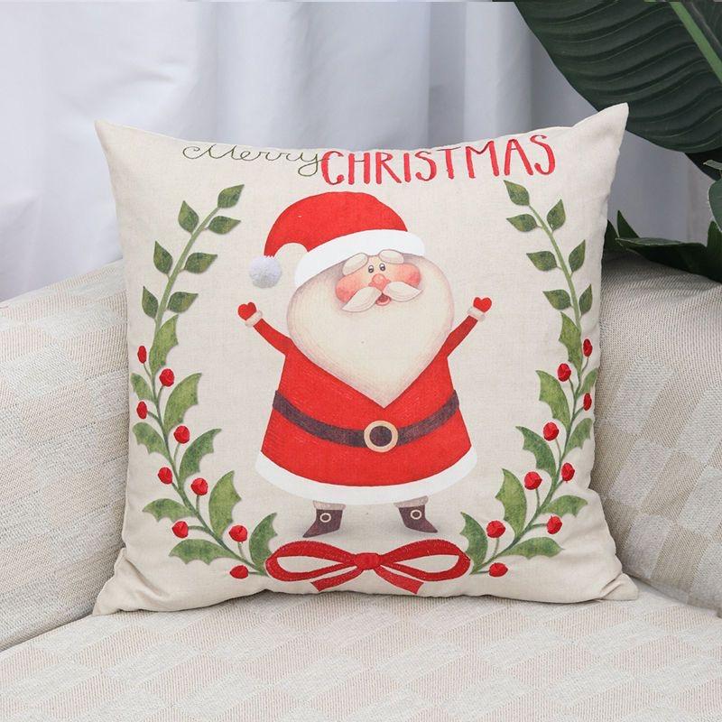 Christmas Day Pillowcase, Living Room Sofa Cushion Cover, Bedroom Bed, Car Pillow Cover, Home Decoration