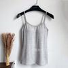 Summer Modal bra with chest pad, integrated inner tube top, thin chest wrapping and backing, beautiful back underwear, sling vest.
