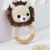Creative Hand-Knitted Rattle 0-1 Year Old Baby Rattle Toy Child Soothing Can Bite Hand-Held Rattle Gift