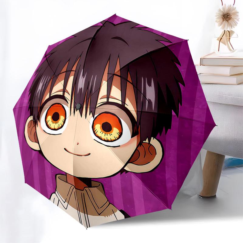 1pc Anime Character Umbrella Automatic Opening Folding Design, Outdoor for Fans, Travelers, Daily Use, Gift Idea with 8-Bone Iron Frame.L016