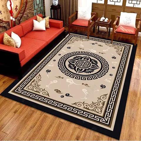 Modern Simple Household Mat soft luxury Carpets for Living Room non-slip Bedroom Luxury Decoration Tapetes Area Rug 120x160cm