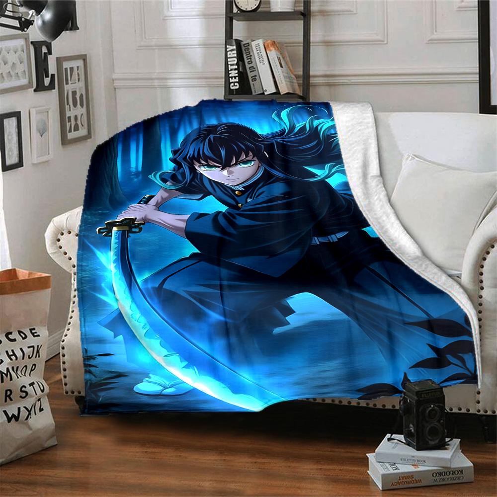 1 Stück Tokitou Muichirou Decke, Geschenk, für Männer und Frauen, Weiche Decke, Gut für Schlafsofa Couch Reisen, Leichte Flanelldecke