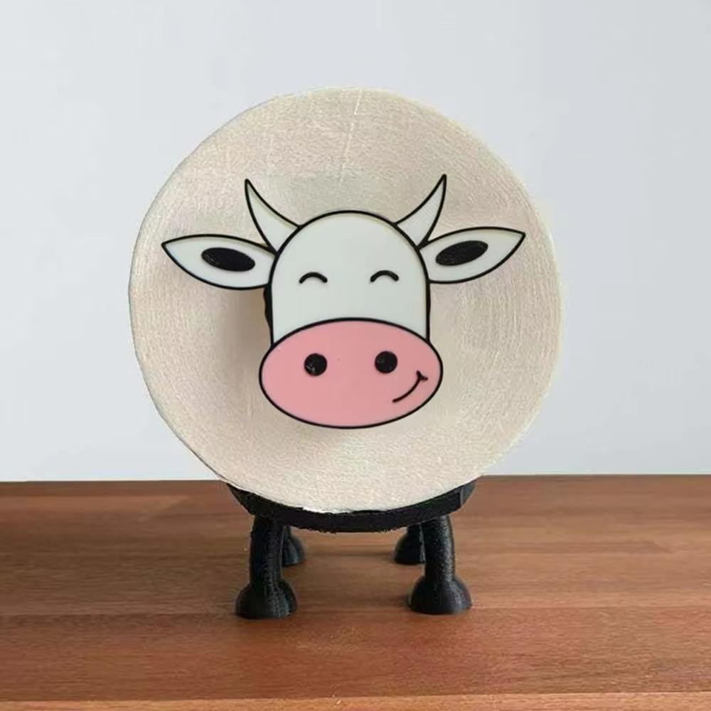 Cute Cow Sheep Shape Toilet Tissue Rack Free Standing Storage Roll Paper Holder Animal Shape Decorative Toilet Paper Rack