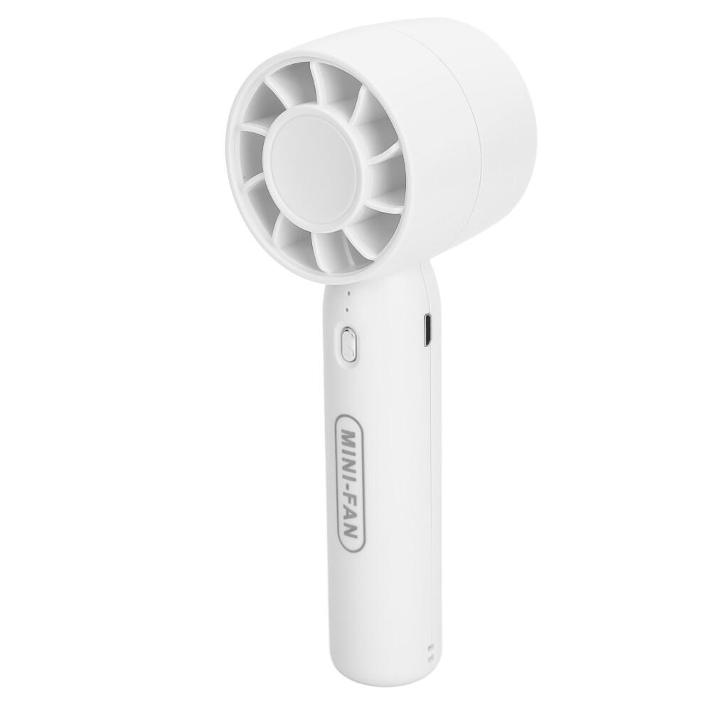 Kompakter Persönlicher Ventilator mit leisem Betrieb, 3 Geschwindigkeiten USB-wiederaufladbar Mini-Handventilator für Reisen Büro Outdoor, Tragbarer Ventilator mit Luftfahrt