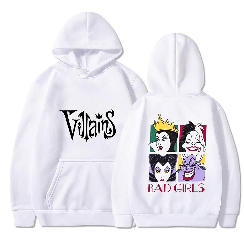 Villains Hoodie Sweatshirts Men Women Fashion Casual  Autumn Winter Fleece Streetwear Tops