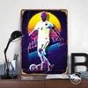 Soccer Player of All Time Tin Plaque Poster Customized Wall Art Retro Vintage Metal Signs for Room Gamer Decoration At Home Cozy