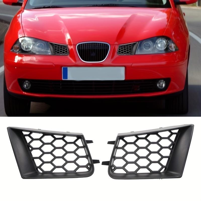 2 Replacement Matte Black Upper Front Bumper Grille for Left and Right Sides Seat Ibiza Cordoba 1.59gal 2002-2009