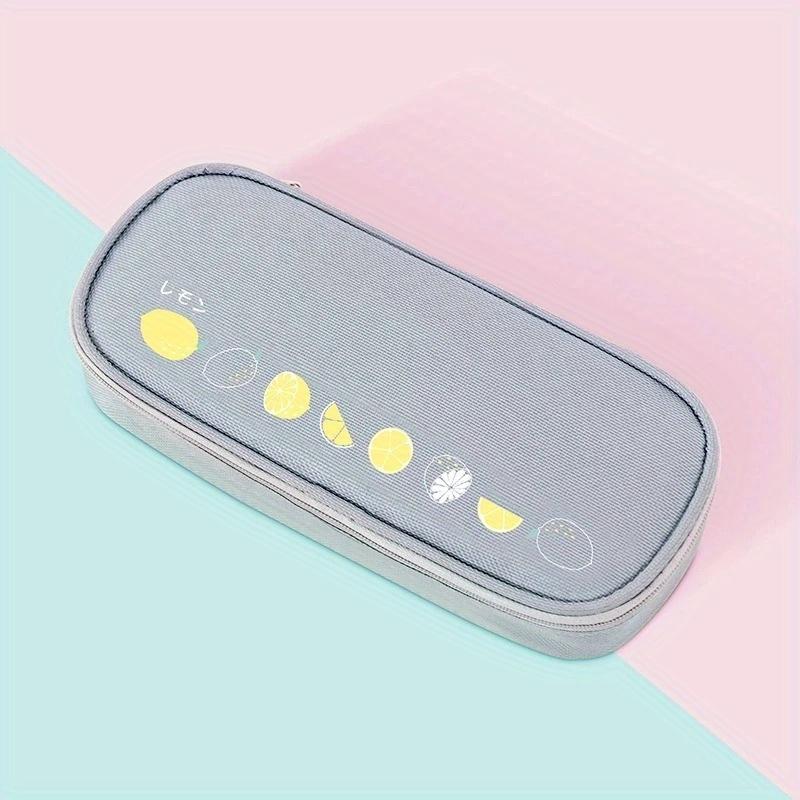 Multifunction Pencil Case Fruit Pen Bags for Boys Girls Oxford Cloth Pencil Pouch Stationery Bag School Supplies