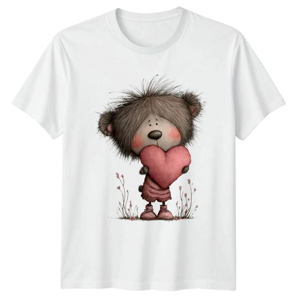 Donut Hearts Valentines Day Unisexs TShirt Unisexs Tee Graphic Unisex Top S