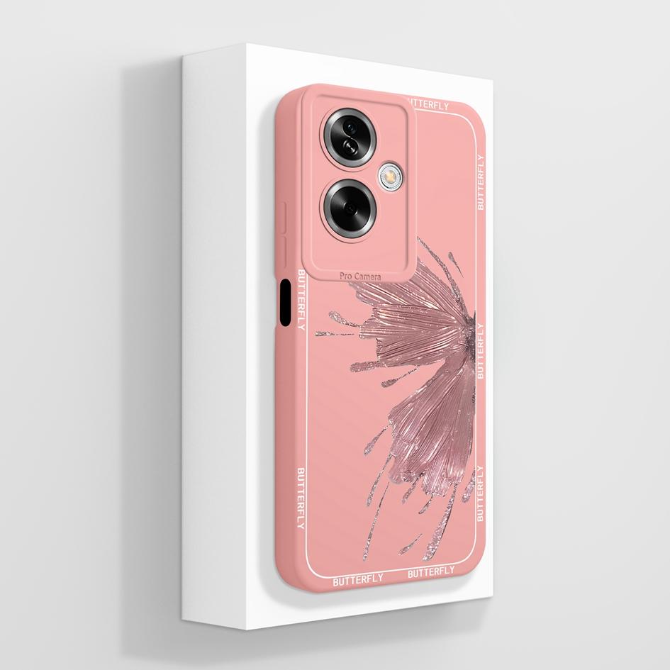 For OPPO A79 A77 A77s A78 A83 A91 A92 A93 A93s A94 A95 A96 4G 5G Phone Cases Lovely Panda Kitten Pattern Liquid Silicone Anti Slip Shell For OPPO Capa