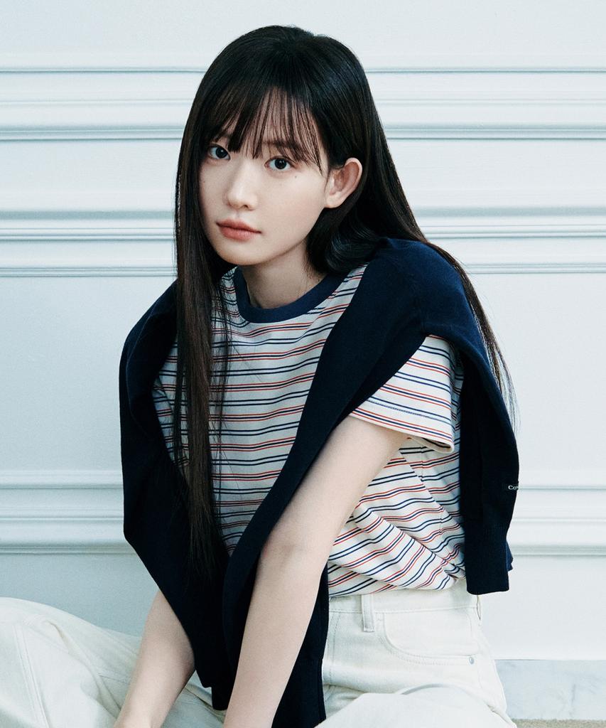 COVERNAT WOMAN Striped T-Shirt Navy