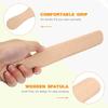4pcs Wooden Crepe Spatula Set Light Weight Non Scratch Kitchen Pie Tools Dosa Rake For Crepe Maker Tool Safe For Non Stick Pan